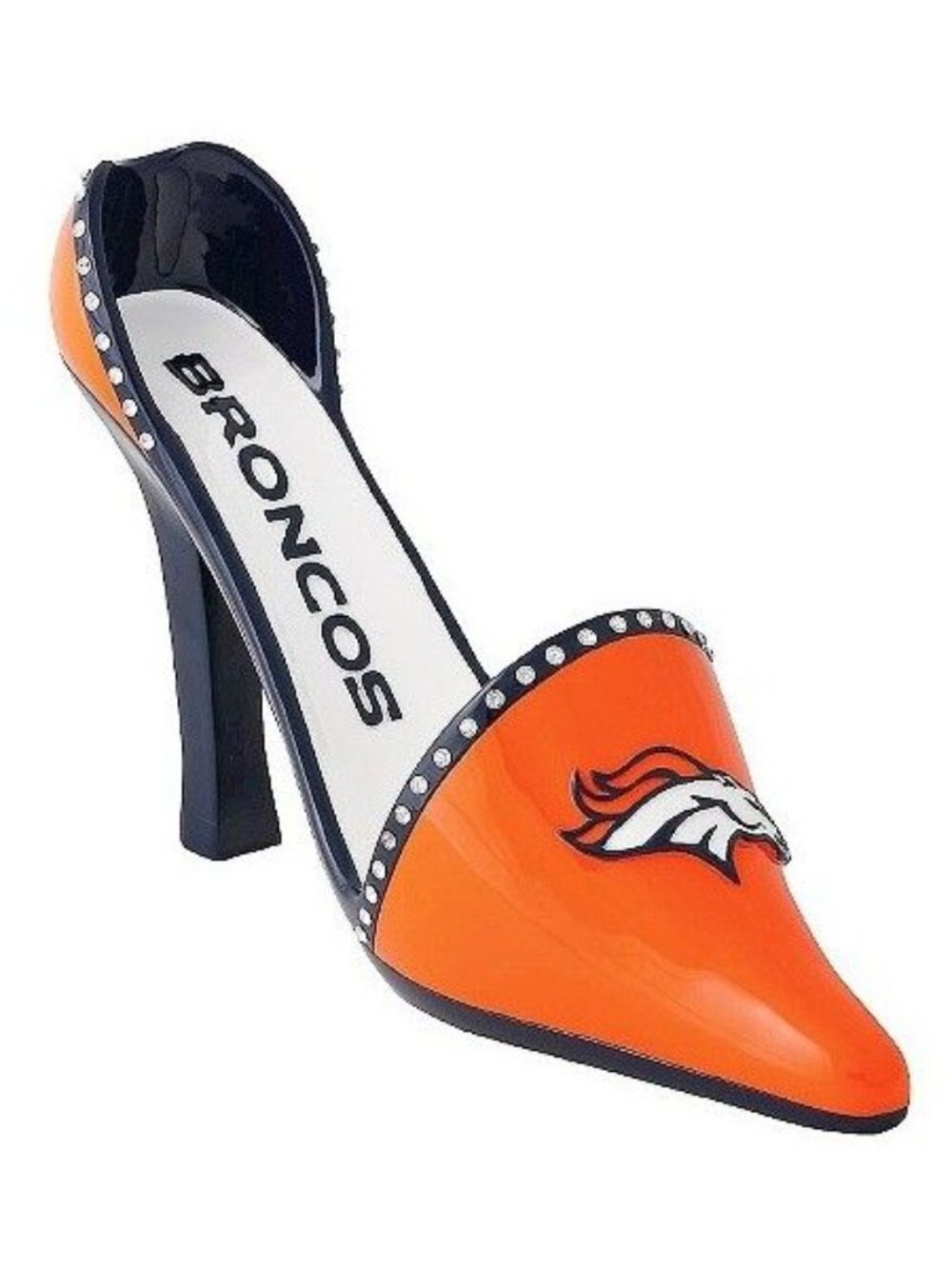 Denver Broncos High Heel Shoe Bottle Holder - New!